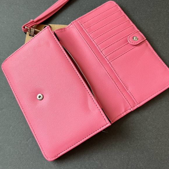 NWT STEVE MADDEN PHONE CASE WALLET WRISTLET - Picture 4 of 9